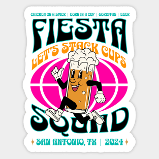 Fiesta Squad San Antonio Sticker